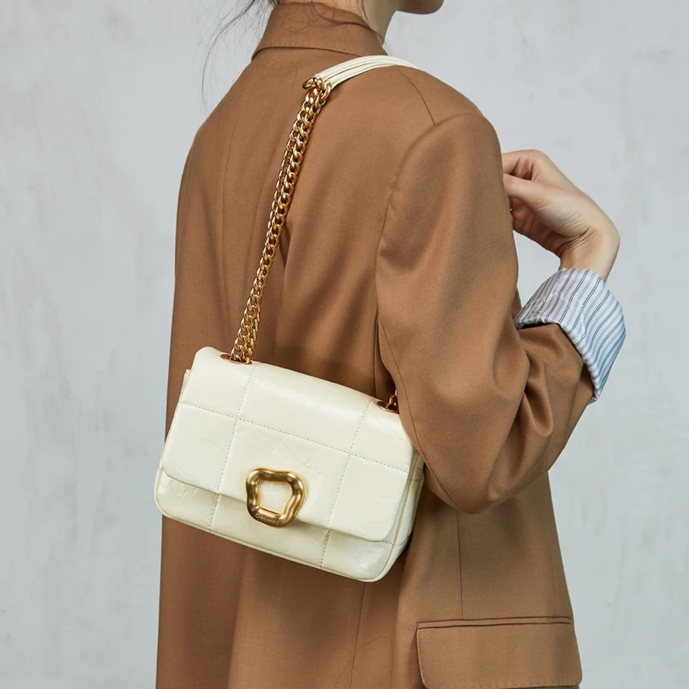 Songmont Small Chocolate Bag -  White